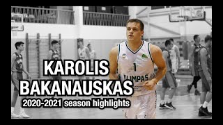 Karolis Bakanauskas 20202021 season highlights [upl. by Saxet]