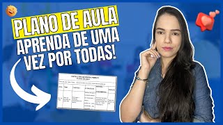 COMO FAZER UM PLANO DE AULA passo a passo [upl. by Eutnoj]