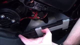 How to Change the Cabin Pollen Filter on a W204 Mercedes CClass [upl. by Hu]