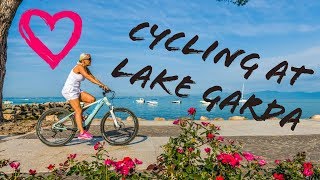 Cycling at Lake Garda  with the best camping ever in Torbole [upl. by Per]