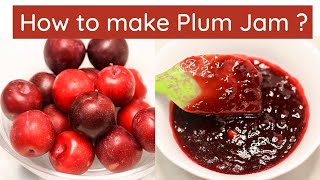 Plum Jam Recipe  Easy Homemade Jam without Pectin  3 ingredients only [upl. by Nyrret964]