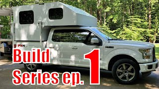 TRUCK CAMPER BUILD SERIES ep1 Homemade Truck Bed Camper [upl. by Alan]