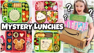 Making LUNCHES from Mystery Boxes  Bunches of Lunches [upl. by Harbert]