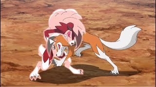 Lycanroc vs Lycanroc  Pokémon the Series Sun amp Moon—Ultra Legends  Official Clip [upl. by Onitsuj]