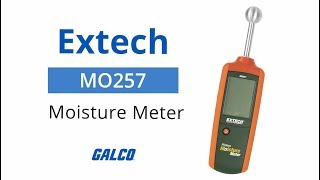 Extechs MO257 Moisture Meter [upl. by Nelrsa]