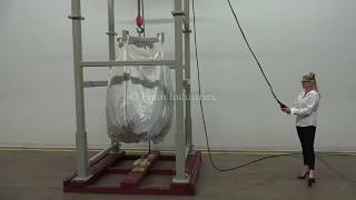 Bulk Bag Super Sack Unloading System Demonstration [upl. by Belcher]