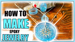 Epoxy Resin Jewelry For Beginners DIY [upl. by Sherill]