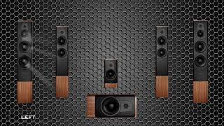 Stereo Left Right 51 Speaker Sound Test [upl. by Ellehcor770]