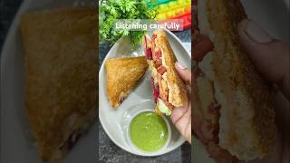 Veg grill sandwich recipe ytshorts shorts sandwich vegrecipe [upl. by Cardie66]