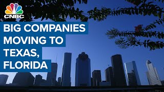 Big companies moving from New York and California to Texas and Florida [upl. by Reisinger]