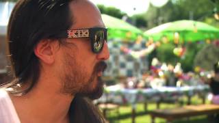 Tomorrowland 2014  Interview Steve Aoki [upl. by Elletnahc]