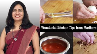 Wonderful Kitchen Tips From Madhura  MadhurasRecipe Marathi [upl. by Rodmun]