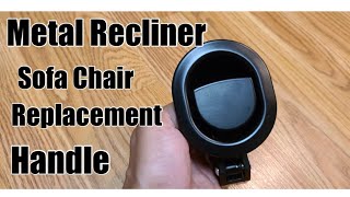 How to fix my sofa recliner handle All Metal Recliner Replacement Ashley Mealeys Furniture Install [upl. by Siloa]