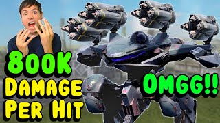 OMG 800K Damage Per Shot THERMITE CRISIS Mk3 War Robots Gameplay WR [upl. by Eimmac]