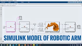 The Full Modeling and simulation of a Robotic Arm using MATLAB simscape multibody and Solidworks [upl. by Elleinad]