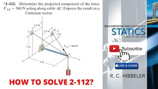 2112 hibbeler statics chapter 2  hibbeler statics  hibbeler [upl. by Yellas]