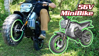 The QUIET RIPPER EGO 56V Mini Bike MB1000 [upl. by Readus647]