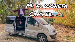 os enseño mi FURGONETA CAMPER  CAMPER VAN ideal para VIAJAR y ACAMPAR [upl. by Askari]