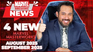 BREAKING NEWS 4 New Marvel Masterworks August  September 2025 [upl. by Ddahc]