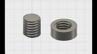 3D Printing  How To Make Threads In Fusion 360 [upl. by Desdamonna]