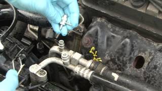 Honda How To leaky ac valve replacement [upl. by Ahtelahs]