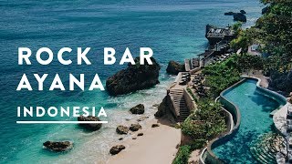 ROCK BAR BALI AYANA RESORT SUNSET  Jimbaran Travel Vlog 006 2016 [upl. by Arbba347]