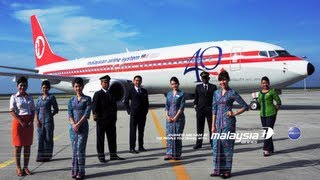 The Painting of Malaysia Airlines Retro Jet [upl. by Kirshbaum]