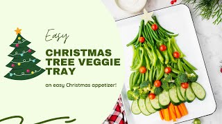 Christmas Tree Veggie Tray [upl. by Annaeerb]