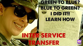 Switching Military Branches  Inter service Transfer  The Army to the Air Force [upl. by Avaria]