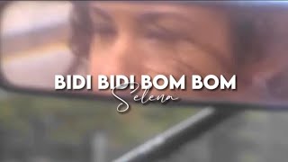 Selena  Bidi Bidi Bom Bom Lyrics [upl. by Ardnoyek]