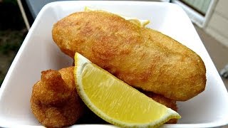 HOW TO MAKE BEER BATTERED FISH [upl. by Nybbor488]