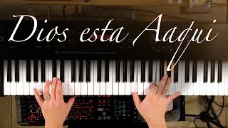 Dios esta aqui  Piano Tutorial [upl. by Eyssej901]