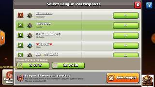 How to start easy CWL in clash of clan  CLAN WAR LEAGUE  CLASH OF CLAN [upl. by Kaine]