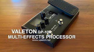 Valeton GP100 MultiEffects Processor [upl. by Anehsat983]