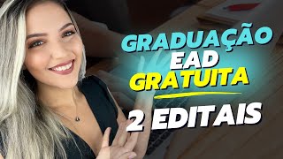 😱 GRADUAÇÃO EAD GRATUITA SEM USAR ENEM  2 EDITAIS  Mari Rel [upl. by Aslin258]