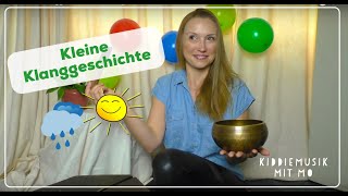 Eine kleine Klanggeschichte zum Regen und der Sonne  Kiddiemusik mit Mo [upl. by Yroger]