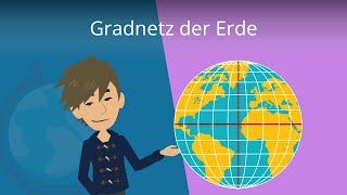 Gradnetz der Erde Koordinaten und mehr  Studyflix [upl. by Penoyer130]