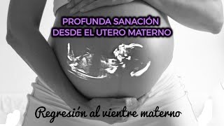 REGRESIÓN AL VIENTRE MATERNO 🤰 Meditación para SANAR MEMORIAS 🌷 Biodecodificación [upl. by Naresh62]