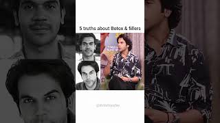 Reality of Botox amp Fillers rajkumarrao botoxcosmetic fillers dermalogicaexpert skincare [upl. by Assirec]