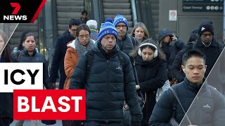 Melbourne shivers through its coldest June morning in a decade  7 News Australia [upl. by Ahseym]