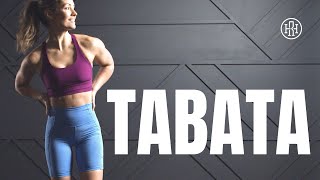 SWEAT FEST Total Body TABATA Workout  No Equipment [upl. by Ahsratal396]