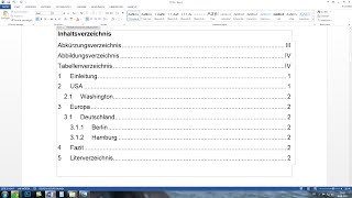 Word automatisches Inhaltsverzeichnis und Seitenzahlen erstellen  Komplettkurs Tutorial [upl. by Sayce992]