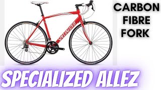 Specialized Allez  CARBON FIBRE FORK  WALK AROUND  BRANDED BICYCLE FOR SALE [upl. by Colver843]