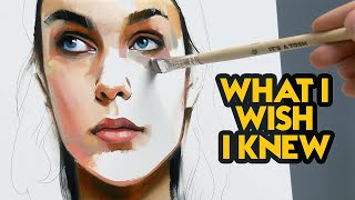 5 Things I Wish I Knew as a BEGINNER ARTIST [upl. by Allerim]