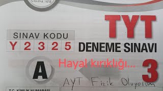 Özdebir TYT3 deneme yorumum [upl. by Lyrem]