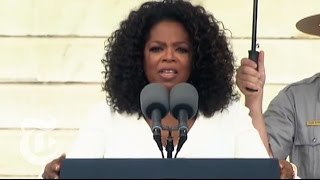 Oprah Winfrey at MLK Commemoration  50th Anniversary of March on Washington  The New York Times [upl. by Ysied]