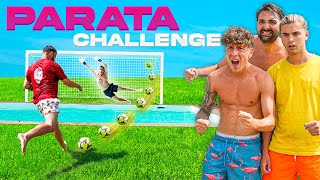 🧤⚽ PARATA CHALLENGE in PISCINA in VILLA ELITES [upl. by Erotavlas]