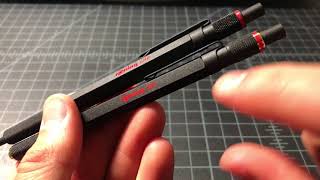 Rotring 600 vs Rotring 800 Ballpoint Pen Comparison [upl. by Siladnerb]