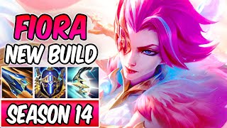 NEW BROKEN BUILD  SEASON 14 FIORA  DRAGONMANCER FIORA TOP GAMEPLAY  League of Legends [upl. by Hgielek]