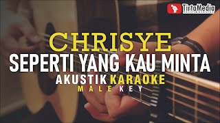 seperti yang kau minta  chrisye akustik karaoke [upl. by Potash]